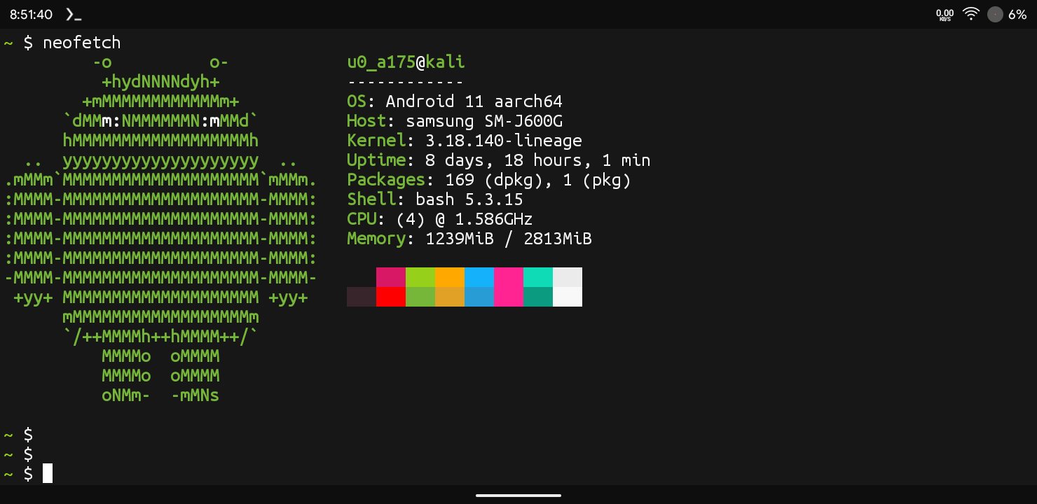 Neofetch In Termux