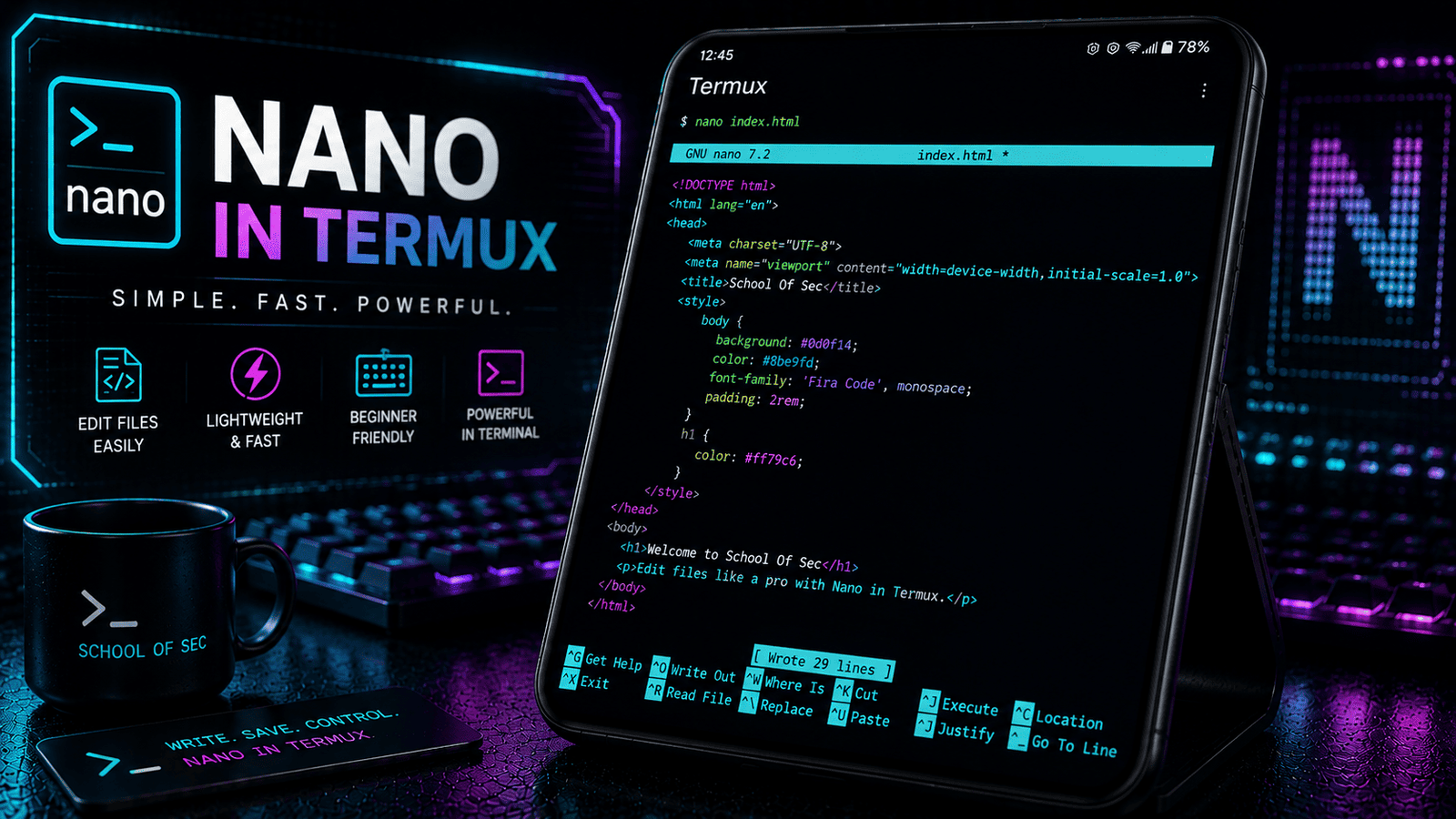 How To Install Nano In Termux