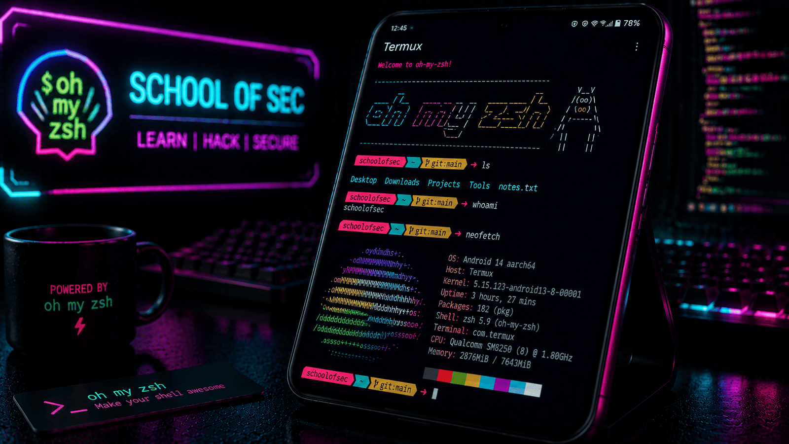 How To Install OhMyZsh In Termux