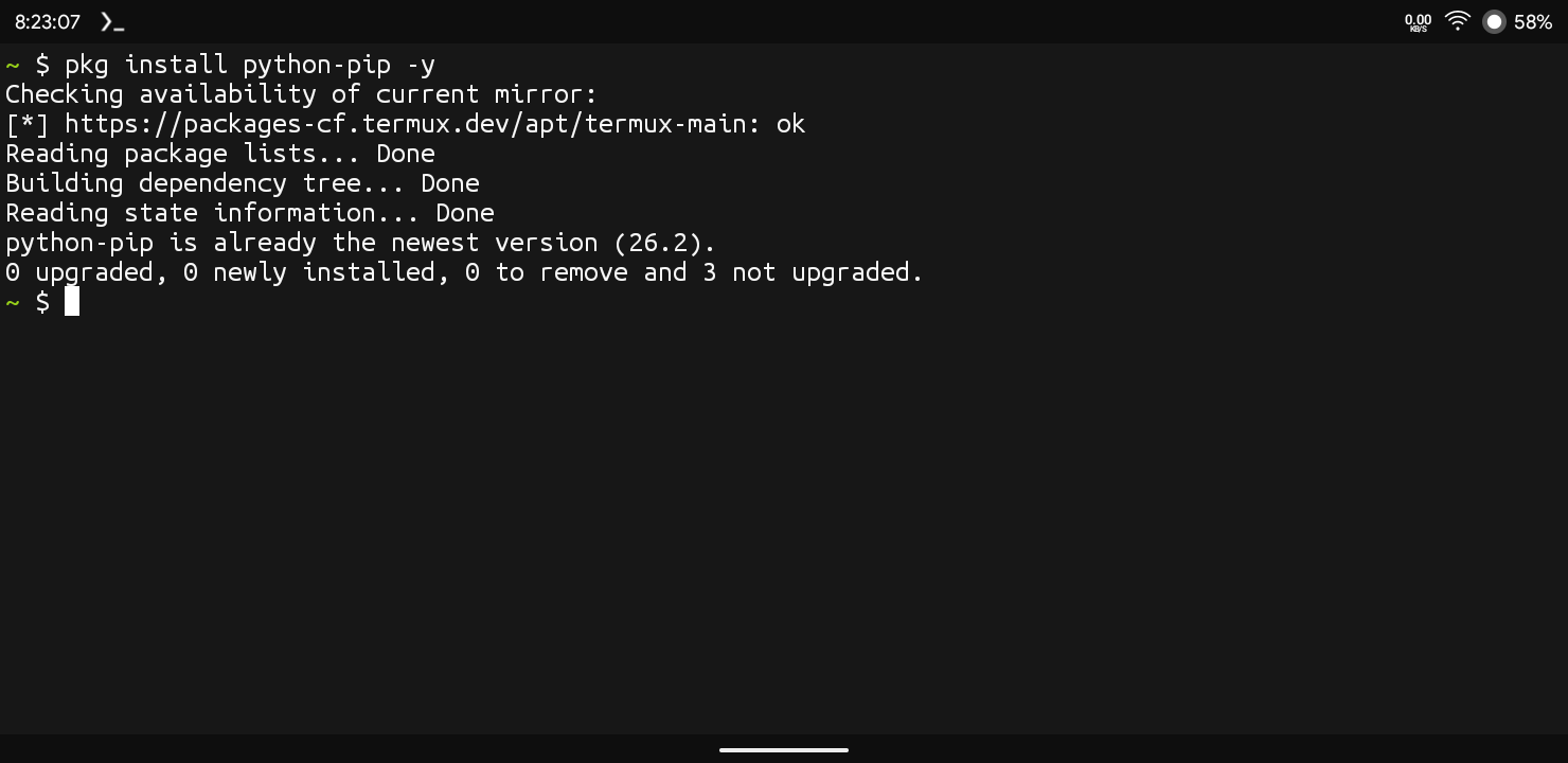 Install Pip In Termux