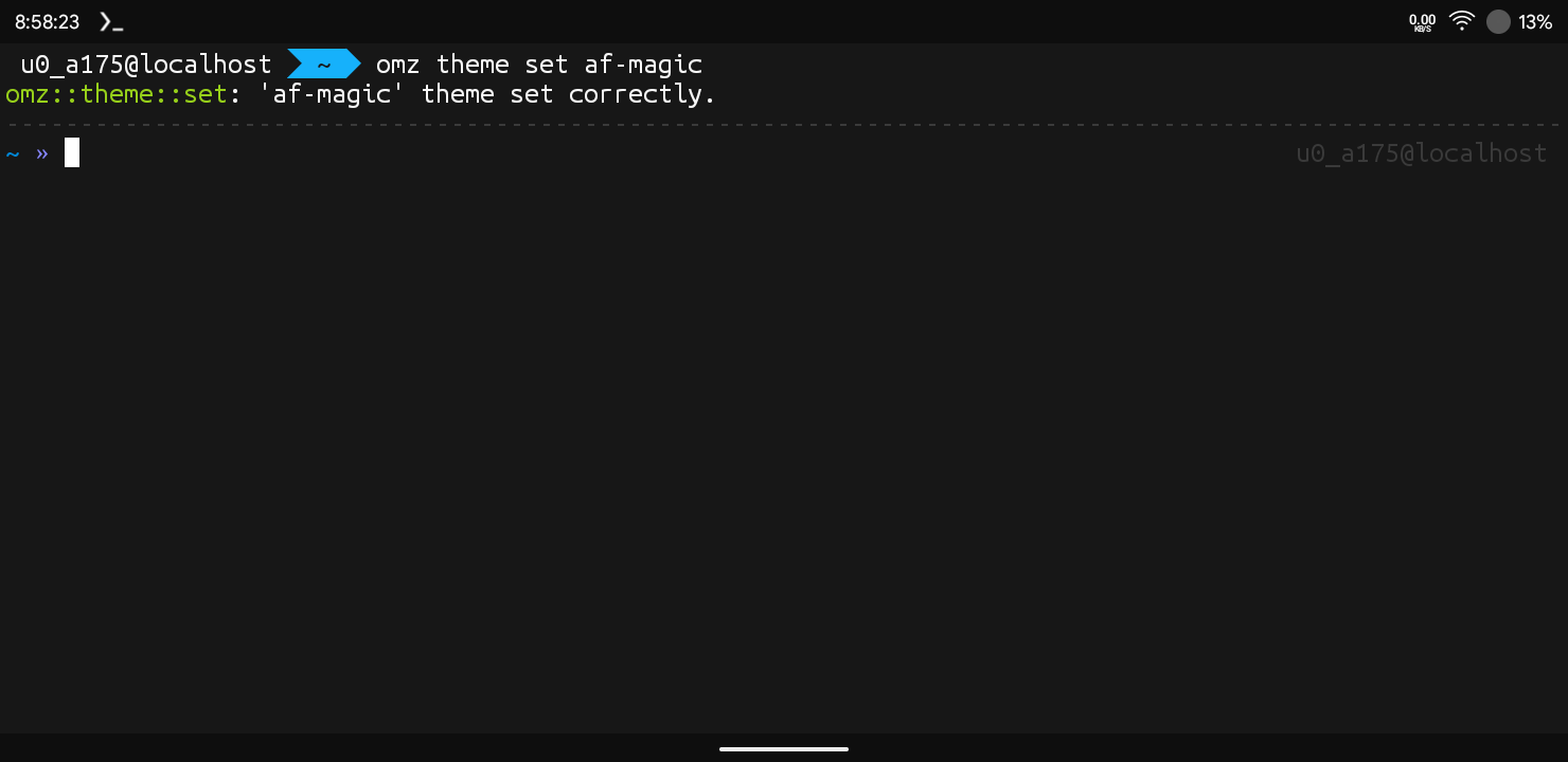 OhMyZsh Theme Set